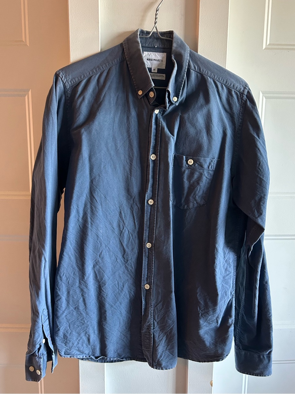 Norse Projects Light Blue Button-Down Oxford Shirt